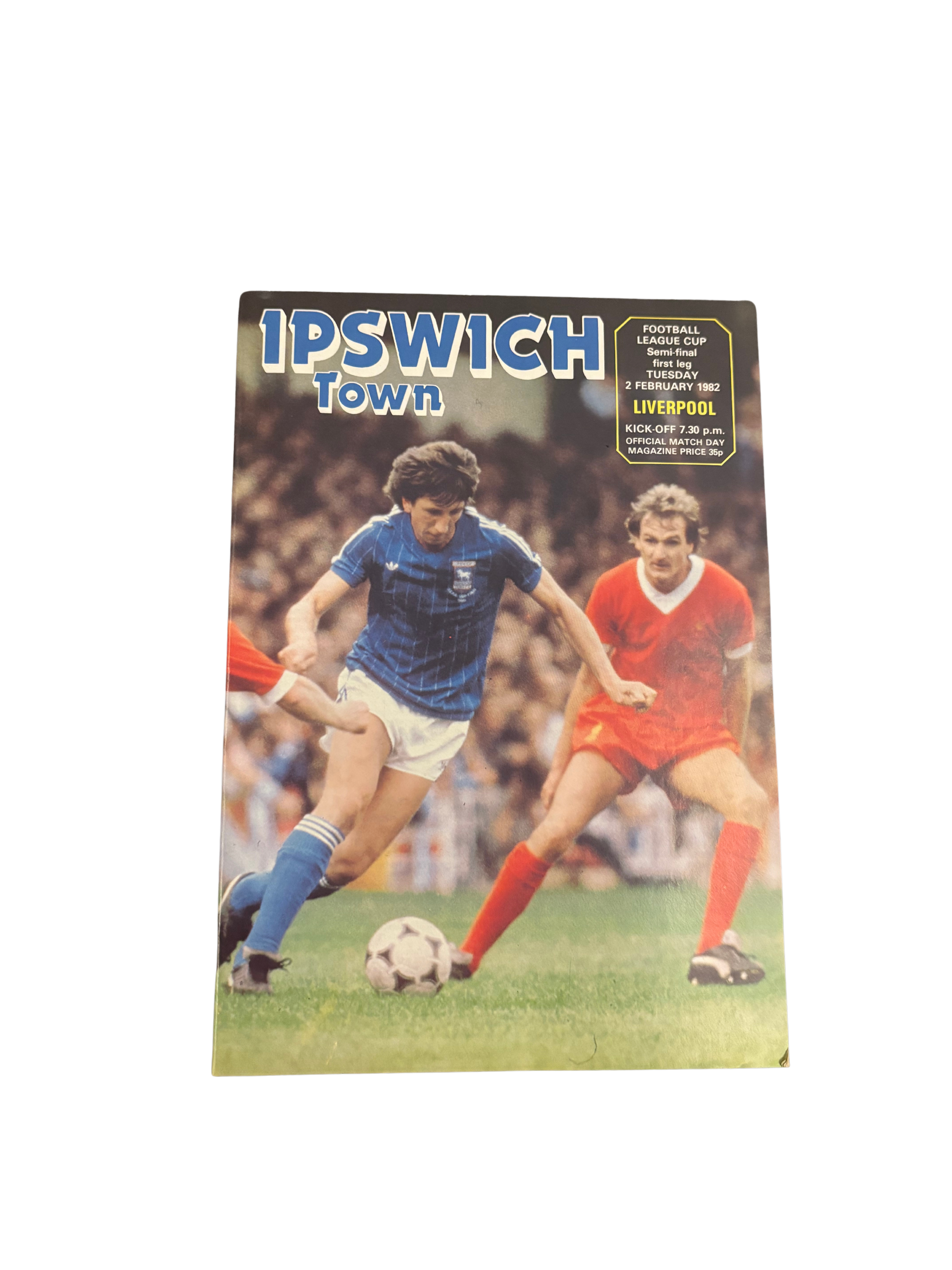 2x Ipswich V Liverpool 1982 Semi-Final Leg 1 and 2 programmes